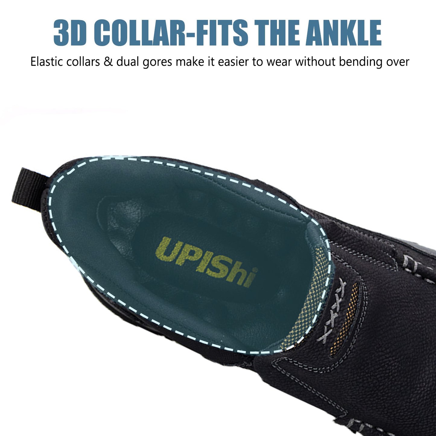 UPIShi® - Orthopedic Hands Free Slip On Leather Walking Loafers