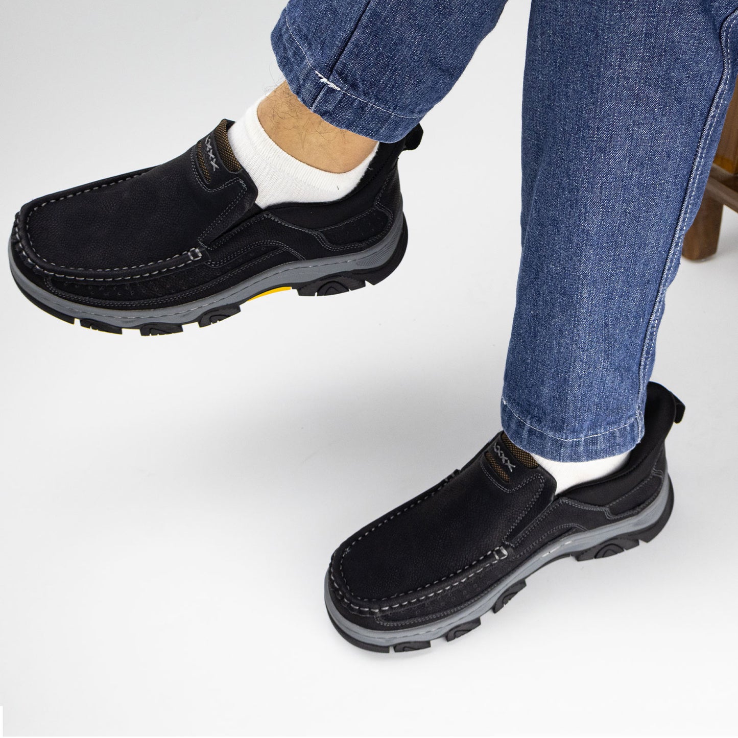UPIShi® - Orthopedic Hands Free Slip On Leather Walking Loafers