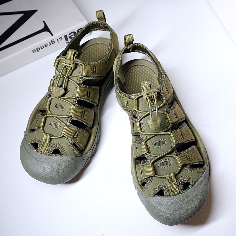 UPIShi® - Men's Closed Toe Outdoor Lightweight Fisherman Water Sandals