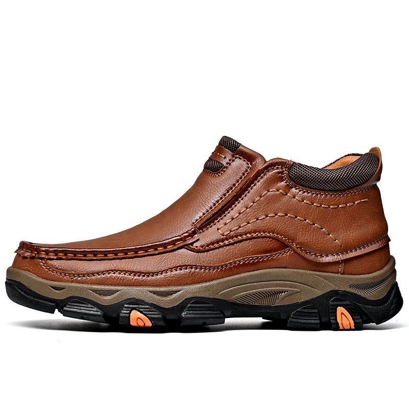UPIShi® - Botas ortopédicas de caña alta, zapatos para caminar sin cordones V2