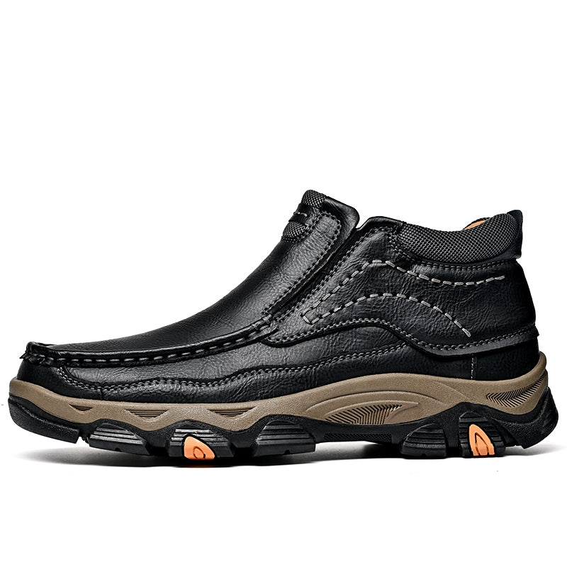 UPIShi® - Botas ortopédicas de caña alta, zapatos para caminar sin cordones V2