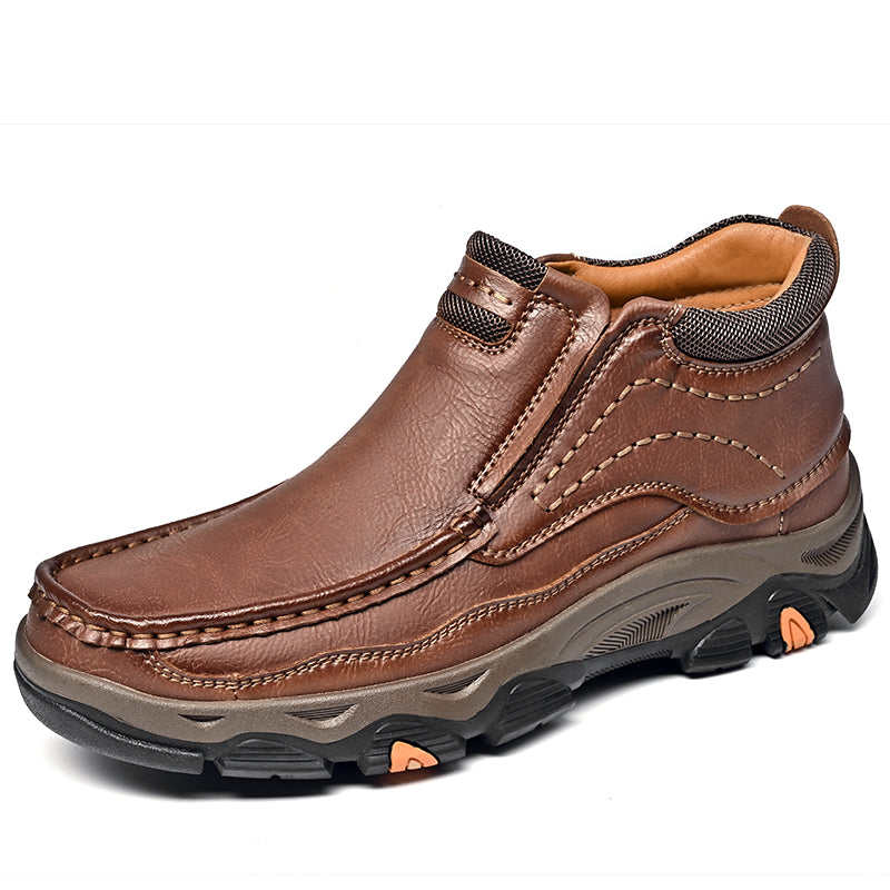 UPIShi® - Botas ortopédicas de caña alta, zapatos para caminar sin cordones V2