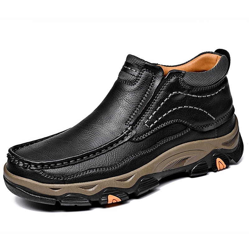 UPIShi® - Botas ortopédicas de caña alta, zapatos para caminar sin cordones V2