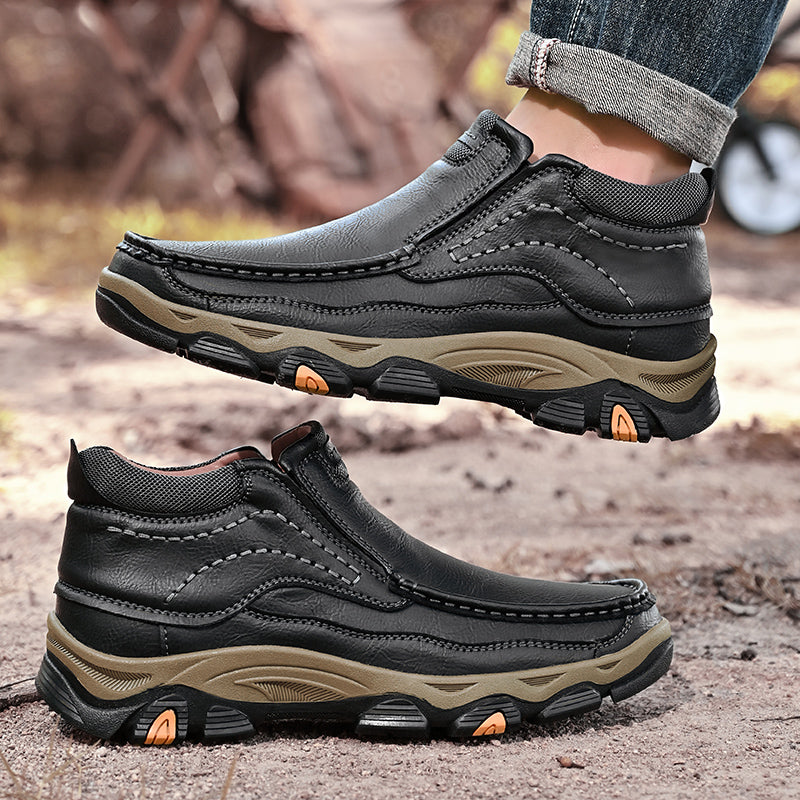UPIShi® - Botas ortopédicas de caña alta, zapatos para caminar sin cordones V2