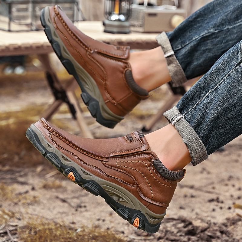UPIShi® - Botas ortopédicas de caña alta, zapatos para caminar sin cordones V2
