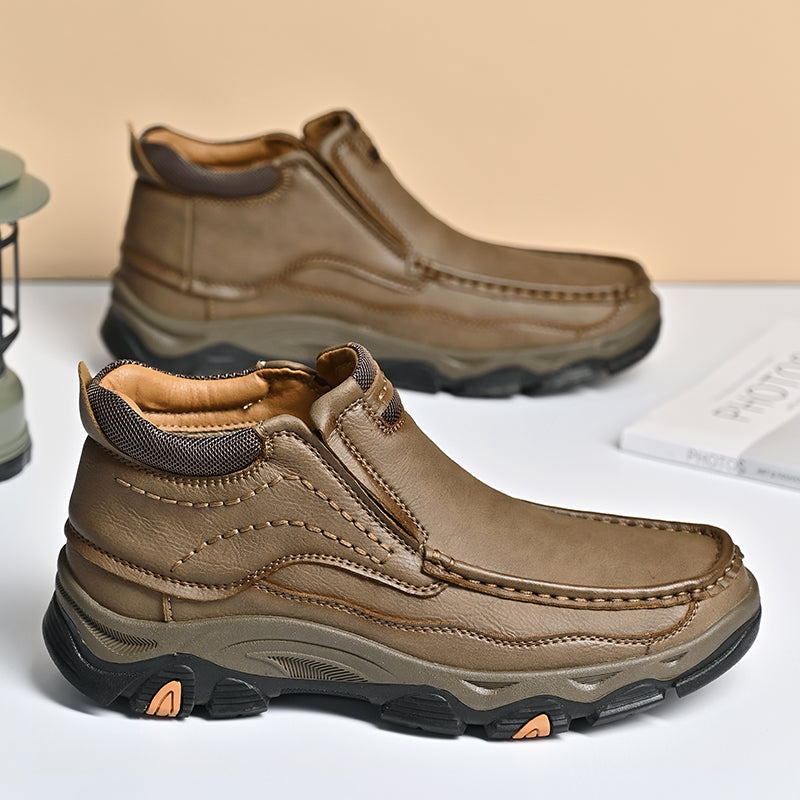 UPIShi® - Botas ortopédicas de caña alta, zapatos para caminar sin cordones V2