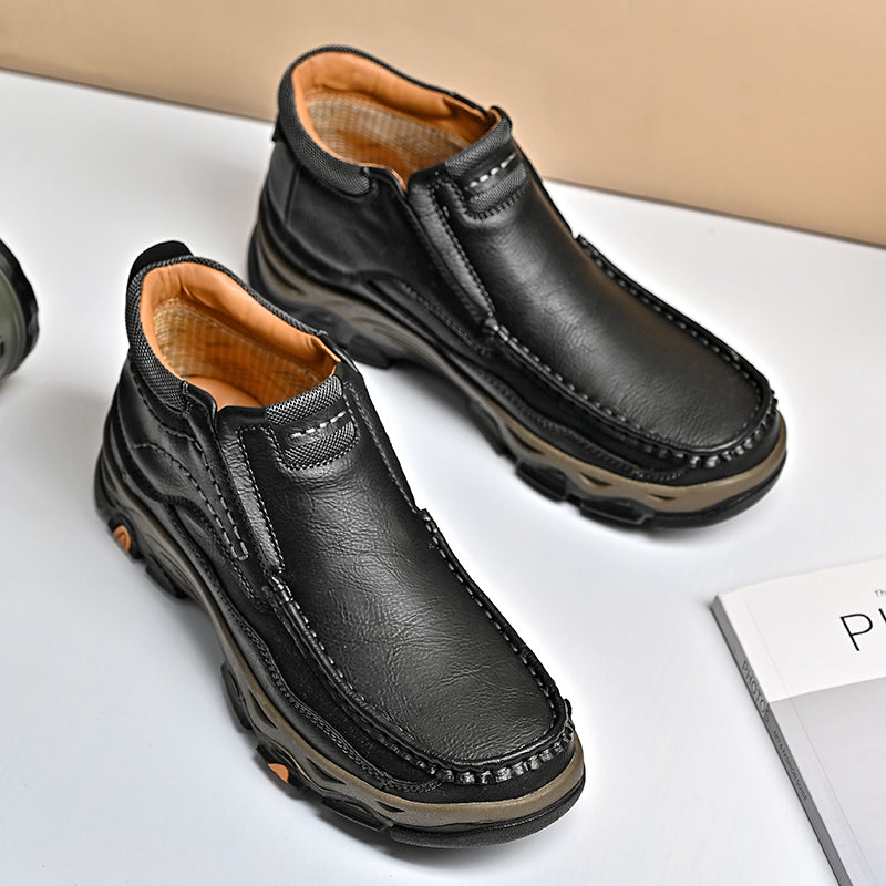 UPIShi® - Botas ortopédicas de caña alta, zapatos para caminar sin cordones V2