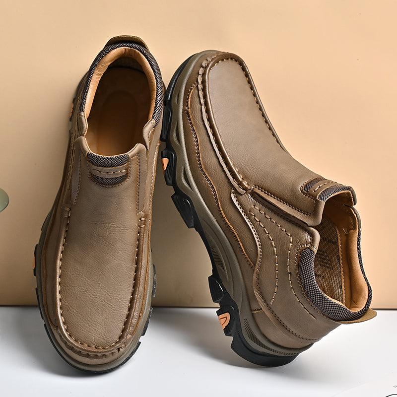 UPIShi® - Botas ortopédicas de caña alta, zapatos para caminar sin cordones V2
