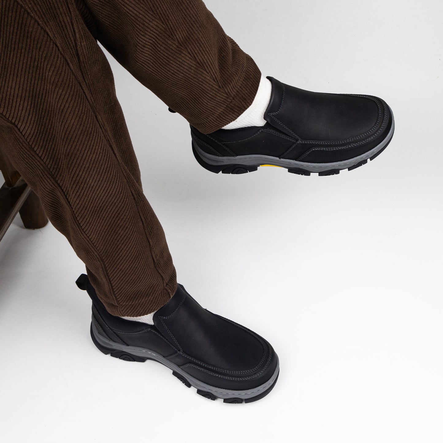 UPIShi® - Orthopedic Hands Free Slip On Leather Walking Loafers V3