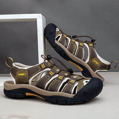 UPIShi® - Men's Closed Toe Outdoor Lightweight Fisherman Water Sandals
