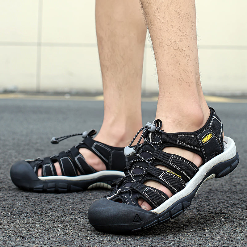 UPIShi® - Men's Closed Toe Outdoor Lightweight Fisherman Water Sandals