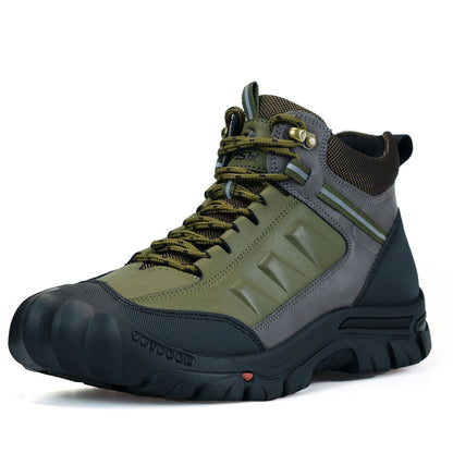 UPIShi® - Hiking Waterproof Leather Walking Lightweight Working Boots