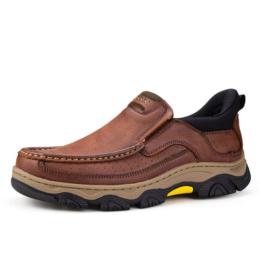 UPIShi® - Orthopedic Hands Free Slip On Leather Walking Loafers