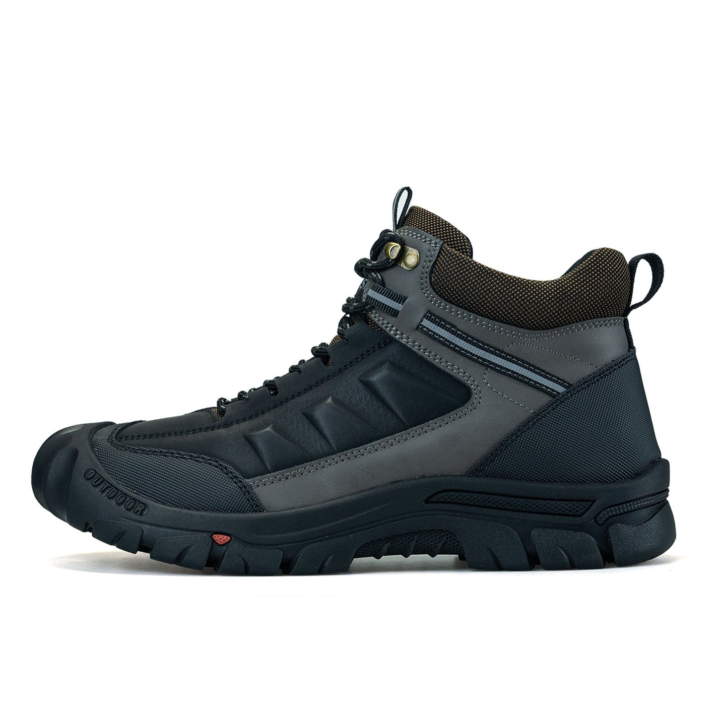 UPIShi® - Hiking Waterproof Leather Walking Lightweight Working Boots