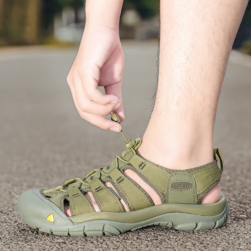 UPIShi® - Men's Closed Toe Outdoor Lightweight Fisherman Water Sandals