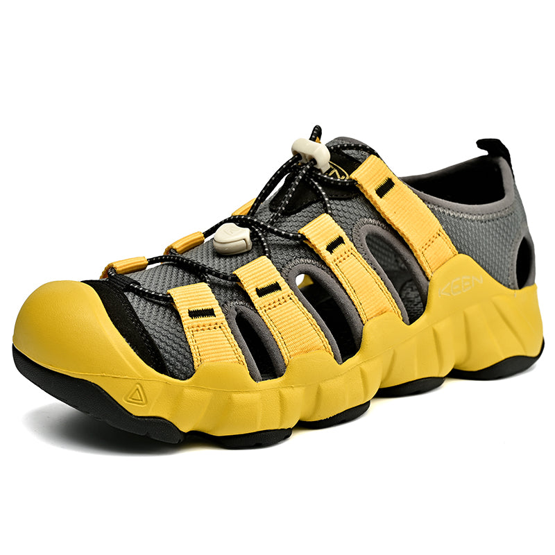 Sandalias UPIShi para hombre, cerradas, transpirables, fáciles de poner y cómodas para senderismo y agua. 