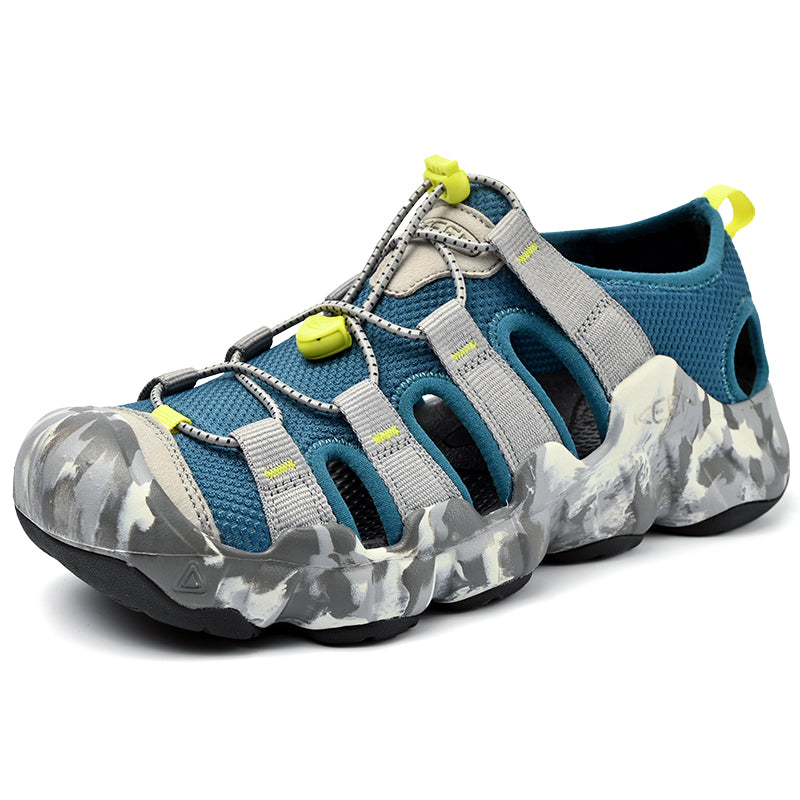 Sandalias UPIShi para hombre, cerradas, transpirables, fáciles de poner y cómodas para senderismo y agua. 