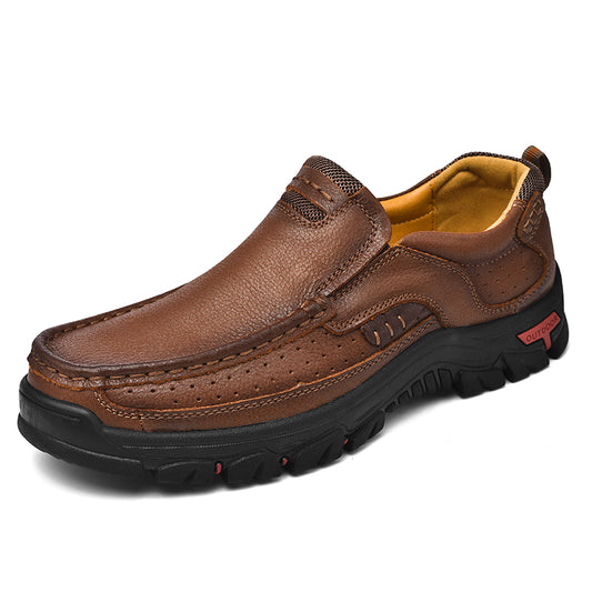 UPIShi® -  Orthopedic Walking Genuine Leather Slip On Loafers V1