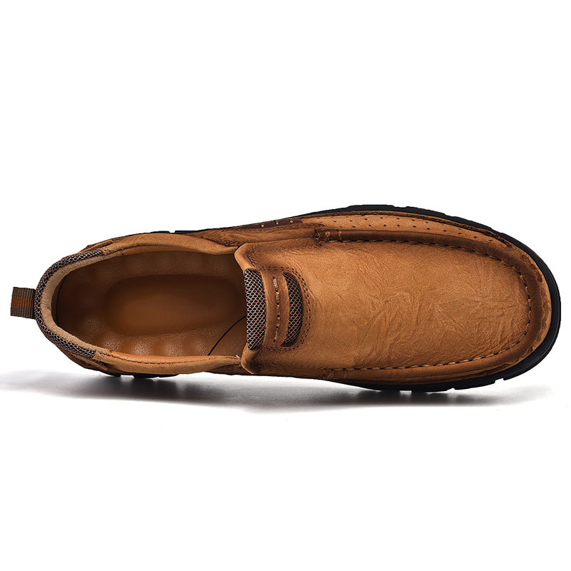 UPIShi® -  Orthopedic Walking Genuine Leather Slip On Loafers