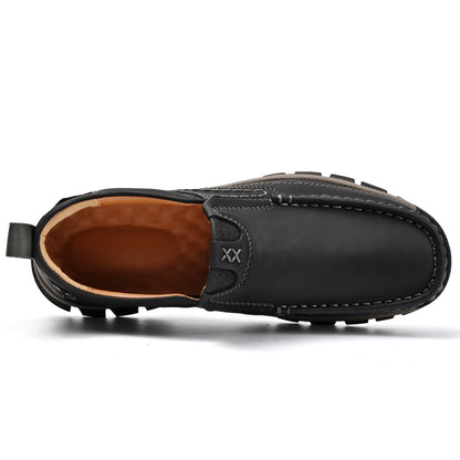 UPIShi® -  Orthopedic Walking Genuine Leather Slip On Loafers V9