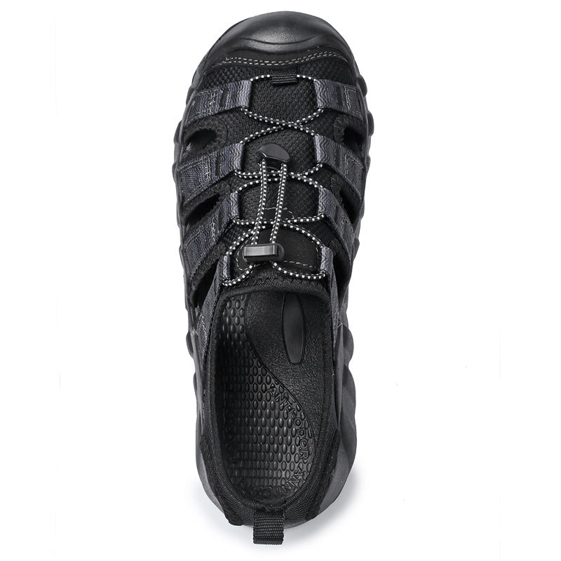 Sandalias UPIShi para hombre, cerradas, transpirables, fáciles de poner y cómodas para senderismo y agua. 