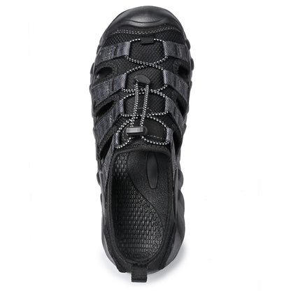 Sandalias UPIShi para hombre, cerradas, transpirables, fáciles de poner y cómodas para senderismo y agua. 