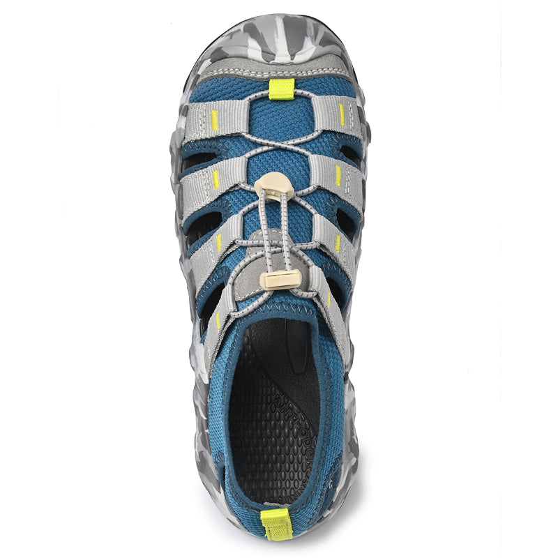 Sandalias UPIShi para hombre, cerradas, transpirables, fáciles de poner y cómodas para senderismo y agua. 