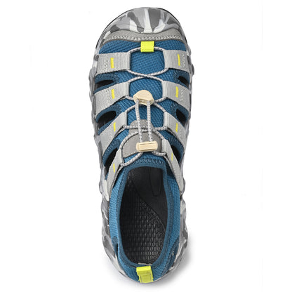 Sandalias UPIShi para hombre, cerradas, transpirables, fáciles de poner y cómodas para senderismo y agua. 