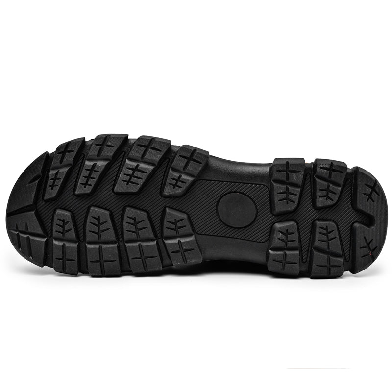 UPIShi® - Mens Slip On Casual Outdoor Leather Walking Hiking Loafers H1