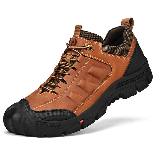 UPIShi® - Orthopedic Hiking Waterproof Leather Lace Up Shoes